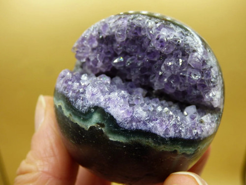 Amethyst geode kugel - geode, ~