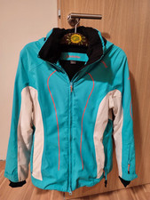 Schöffel Damen Skijacke Snowboard Winterjacke, Gr 44 Weiß Türkis, kaum getragen 