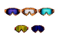 Motocross Brille Motorradbrille Racing Googles Schutzbrille Endurobrille Orange