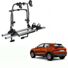 FAHRRADTRÄGER HINTEN STAND UP 2 SCHIENEN AUDI Q2 BJ 2022 FÜR 2 FAHRRÄDER HERREN DAMEN