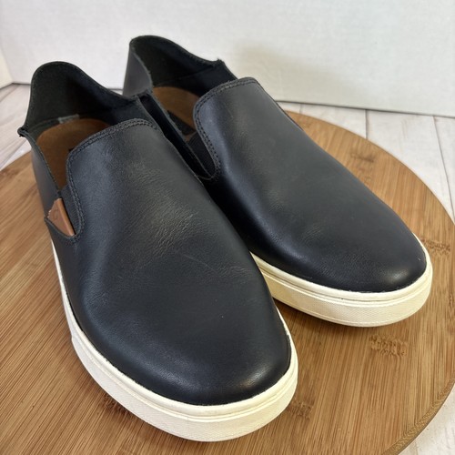 Olukai pehuea leather shoes - leather,