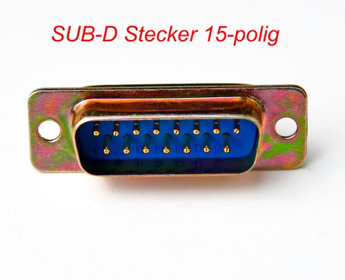 Sub stecker 15 polig - d-sub-stecker,, 15-polig