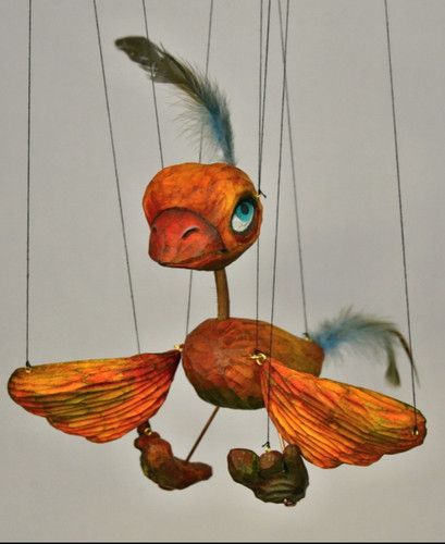 Marionette vogel - vogel,