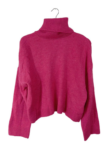 Zara rollkragenpullover pink - zara,