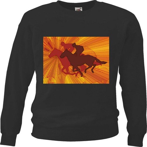 Sweatshirt silhouette pferde - silhouette,