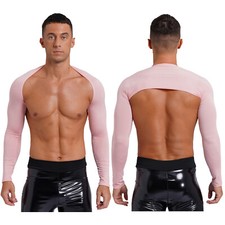 Herren Crop Top Bauchfrei