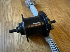 Nabendynamo shimano nexus DH-C3000-1N 36 Löcher + 36 Speichen silber