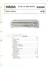 Wega r255sh stereo - wega, receiver