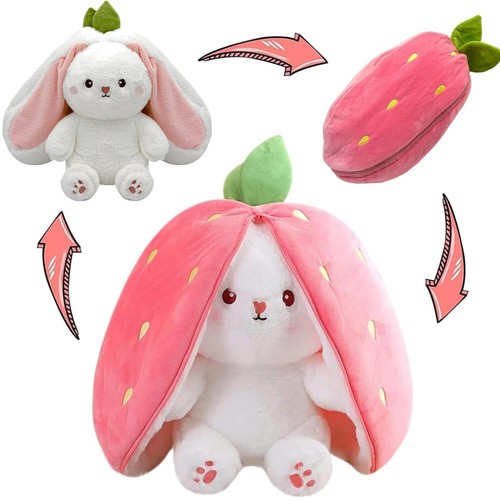 Hase plüschtier rosa 24cm - plüschtier,