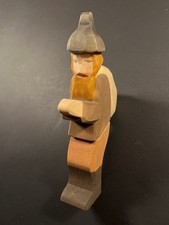 Ostheimer KNECHT RUPRECHT alte Version BRANDSTEMPEL Nikolaus Holzfigur Holz  NEU