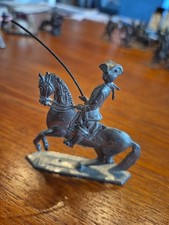 Figur Reiter Auf Steigendem