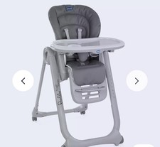 Chicco Polly Magic Relax Graphite High Chair - Baby Recliner and High Chair Grey