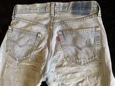 Levis 501 blau W30 L36 extrem