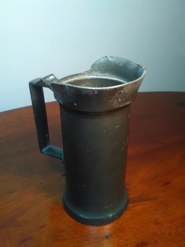 Krug zinn kanne demi litre - zinn,