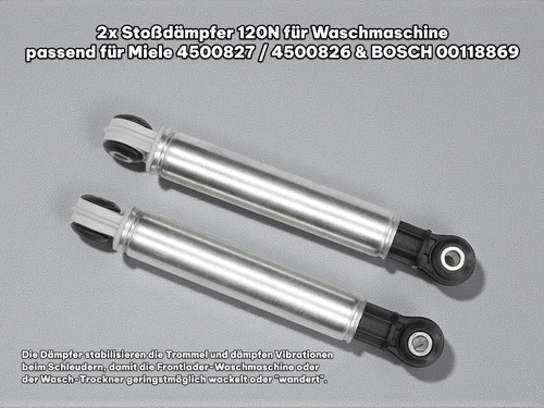 Stoßdämpfer waschmaschine - 2x,