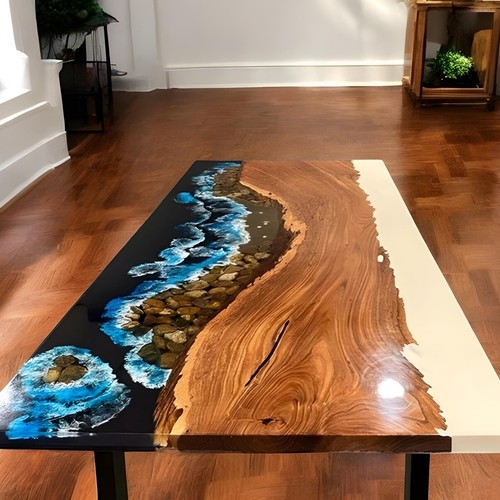 Ocean epoxidharz tisch - -, live