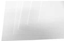 100 x Elfenbeinkarton -  weiß