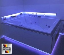XXL Whirlpool Badewanne für 2 Personen opt. m HEIZUNG Ozon rechte linke Eckwanne