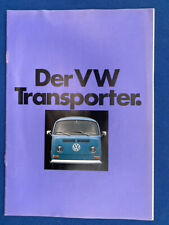 PROSPEKT  VW T2a Transporter Doka Bus Pritsche Kasten Kombi usw 8/1971