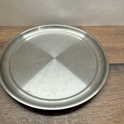 Alu teller rund - alu, vintage
