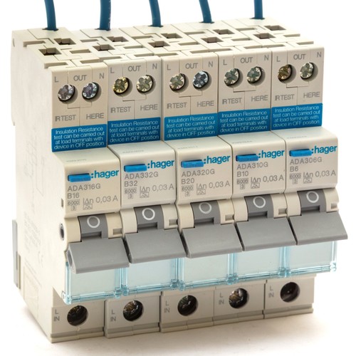 Hager rcbo typ - 6a, 16a