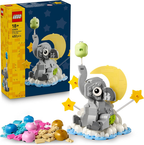 Lego schwebender baby elefant - lego,