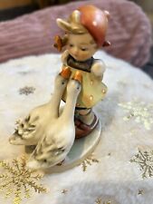 alte Goebel Hummel Figur Gänseliesl Goose Girl German Hummel  Stempel von 1957