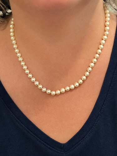 Schoeffel perlenkette 750 gold - 750,