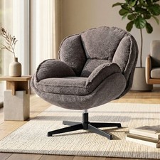 HOMCOM Ohrensessel Drehbarer