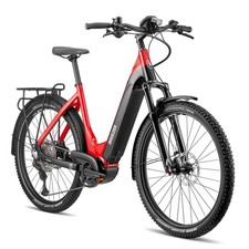 Breezer Powerwolf Evo 1.1+ E Bike Damen Trekkingrad Bosch vinyl red/black 52cm
