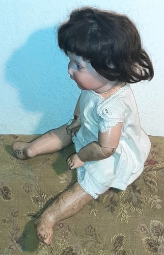 Puppe porzellankopfpuppe sfbj - puppe,