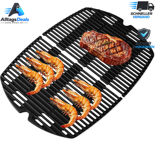 Gusseisen grillrost 45x32cm - gusseisen,