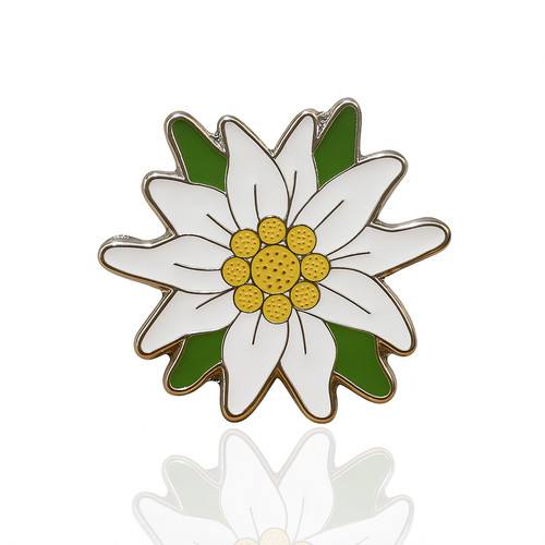 Edelweiß pin - edelweiß, (gebirgsjäger)
