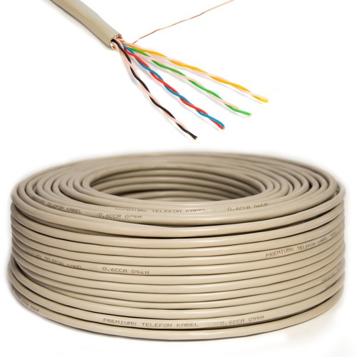 Premiumx 50m telefonkabel - premiumx,