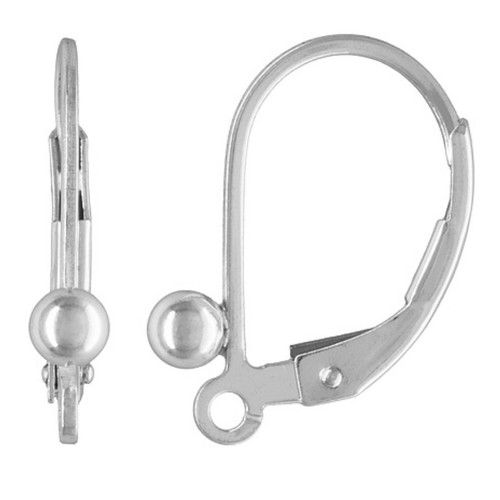 Sterling silber ohrring - silber,