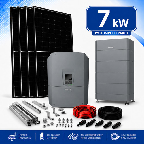 7kw anlage komplettset - 7kw,