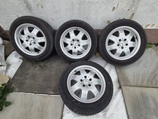 4x Original Mercedes R171 SLK Alufelgen 7Jx16 ET34,  205 55 R16 91V A1714010903