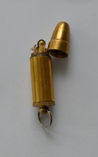 Vintage Benzinfeuerzeug Patrone Messing 1960er–70er Japan / Hong Kong