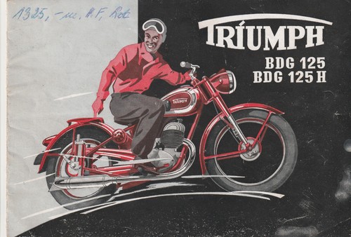 Prospekt motorrad triumph - motorrad, bdg