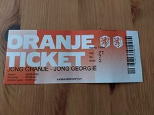 Used Ticket 09.09.2024 Niederlande Netherlands U21 vs Georgien Georgia U21 Quali