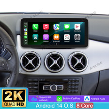 12" Android 14 2K Autoradio 8 Core Navi Für Mercedes-Benz B Klasse W246 NTG 4.5