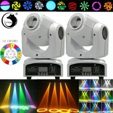 2X 80W LED GOBO DMX DJ Moving Head Licht Bühnenbeleuchtung Konzert Disco Show DE