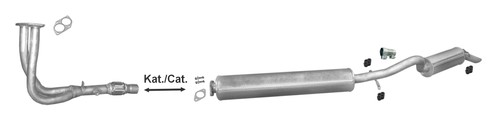 Auspuff für opel sintra 2i - für,