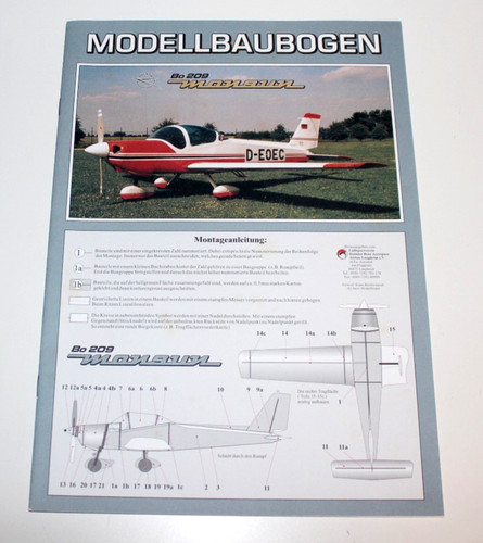 Modellbaubogen bolkow bo - modellbaubogen, 1:33