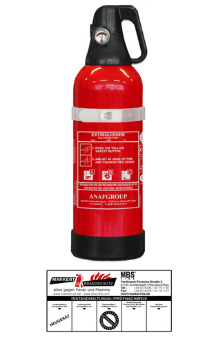 Auto feuerlöscher alu 2kg abc - auto,