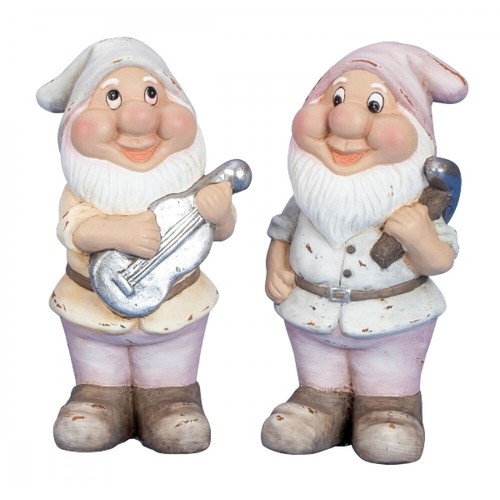 Große zwerge set rosa - zwerge, set.