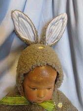 OSTERHASEN MÜTZE WEBPELZ mit