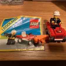 LEGO 6612: Feuerwehr Chef, Komplett mit Bauanleitung