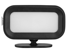 Livarno home Wandleuchte oval schwarz Akku rotierbar inkl. Klebepatch LED