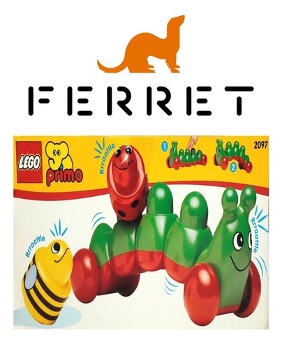 Original lego primo - primo, raupe